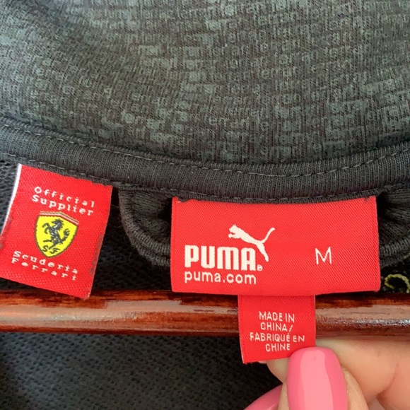 Black Puma zip up sweatshirt - Picture 4 of 4